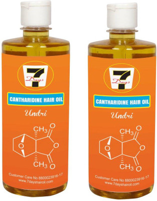 

7 DAYS HAIR OIL Cantharidine Oil 500ml Pack of 2(500 ml)