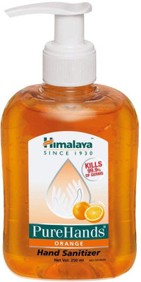 

Himalaya PUREHANDS HAND SANITIZER (250ML) (ORANGE FLAVOURED)(250 ml, Pump Dispenser)