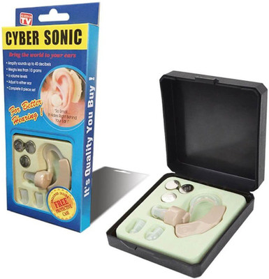 

AllEnhance CYBER SONIC SOUND AMPLIFIER CYBER SONIC SOUND AMPLIFIER BEHIND THE EAR Hearing Aid(Beige)