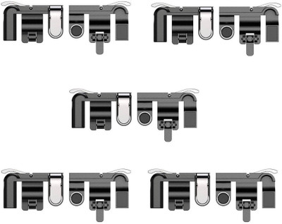 

ROQ Set of 5 Pubg Sensitive Shoot/aim Buttons L1 R1 Trigger Mobile Game Controller For Andriod & Ios Joystick(Black, For Mac OS)