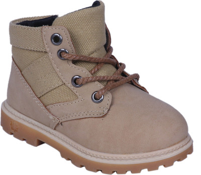 

FEETWELL Boys Lace Casual Boots(Brown