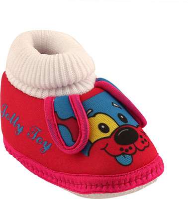 

Chiu Girls Velcro Casual Boots(Pink, Dark pink