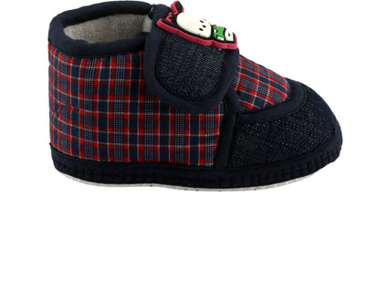 

Chiu Girls Velcro Casual Boots(Blue, Dark blue