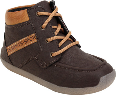 

WINDY Boys Lace Casual Boots(Brown