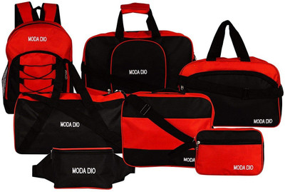 

Moda Dio Backpack, Duffel Bag Combo(Red, Black)