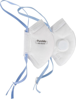 

PureMe Pack of 2 Kids N95 Anti PM2.5 Anti Pollution Mask with extra soft cotton layer Kids Mask Pack of 2 Mask and Respirator