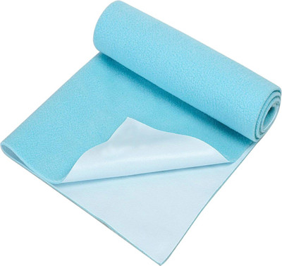 

Kidbee Cotton, Rubber, Polyester Baby Bed Protecting Mat(Aqua Blue