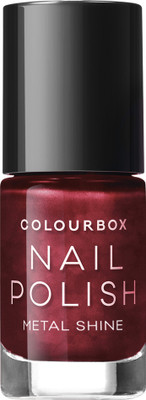 

Oriflame COLOURBOX Metal Shine Nail Polish Maroon Love