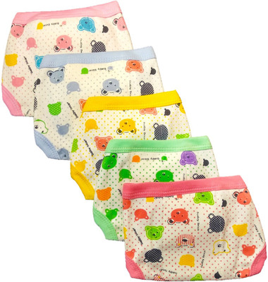 

Baby Shopiieee Premium Quality-100% Cotton, Super Soft And Skin Friendly Fabric - Reusable Padded Diaper Nappies Pack of 5 (6-9 Months) (Multicolor + Multiprint) - CLP-5028