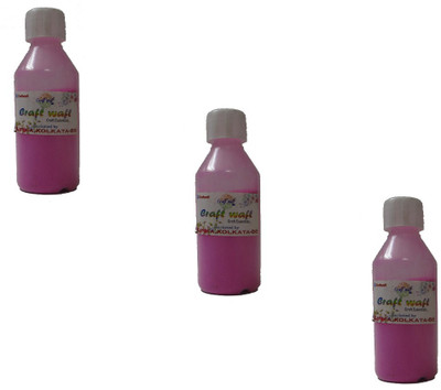 

CRAFTWAFT PINK COLOUR SAND PACK OF 3(Set of 3, Pink)