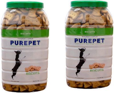 

purepet Real Chicken Biscuits Chicken 2 kg Dry Dog Food(Pack of 2)