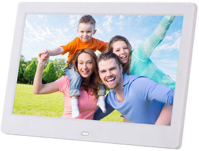 

Pratham 8 Inch Digital Photo Frames High-Definition LED Digital Screen Alarm Clock Calendar MP3 Video Playback 8 inch Digital(128 MB, White)