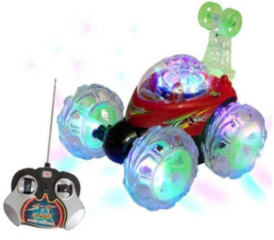 

Live Sport Rechargeable Remote Control High speed 360 Stunt Car with Lights (Red(Green)