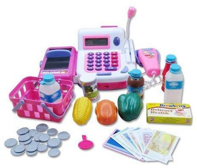 

Smartcraft Cash Register Banking Pretend Play Electronic Sounds Educational(Multi)