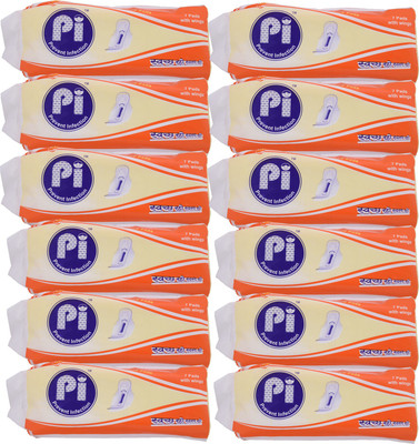 

Pi regular pads-02 Sanitary Pad(Pack of 12)