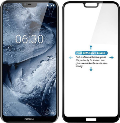 Express Buy Edge To Edge Tempered Glass for Nokia 6.1 Plus(Pack of 1)