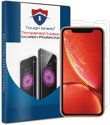 TOUGH SHIELD Tempered Glass Guard for Apple iPhone XR(Pack of 2)