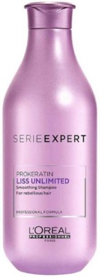 

L'Oreal SERIEEXPERT PROKERATIN LISS UNLIMITED SHAMPOO - 300ml(300 ml)