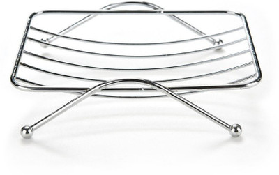 

Bridge2Shopping Stainless Steel Bathroom Round Soap Dishes/Rectangle Soap Box Holder/Soap Tray - 1 Piece - Design May Vary(Silver)
