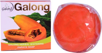 

Galong Soap Papaya Natural Face Whitening Soap Thai made from Natural Ingredients Spa Facial Soap(150 g)