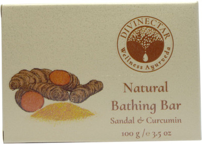 

Divinectar Natural Bathing Bar Sandal & Curcumin(100 g)
