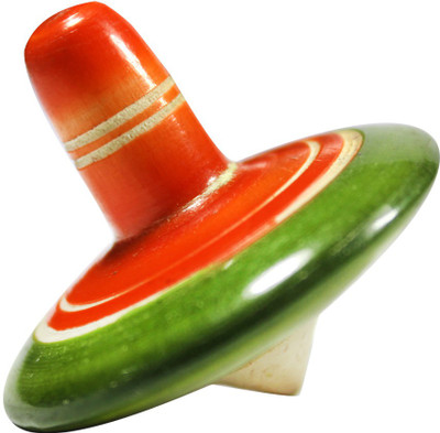 

Superbazaar Wooden Spinning Tops (Set of 2 Pcs)(Multicolor)