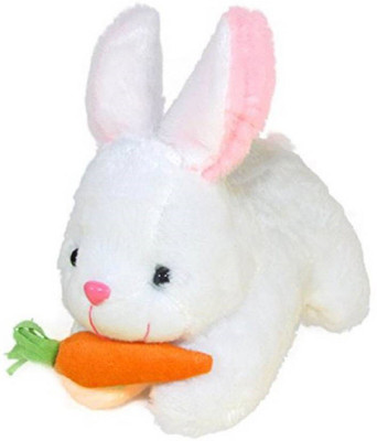 

TeddyKing Soft Rabbit With Carrot - 26.0571 cm(White)