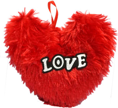 

SHOPTICO Stuffed soft pillow cushion - 9.5 inch(Red)