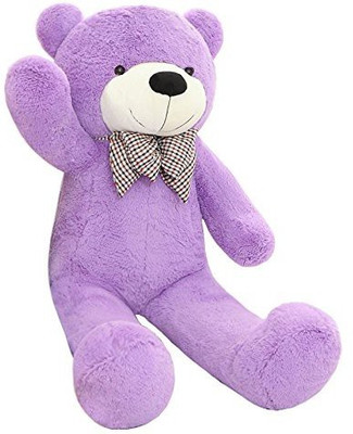 

KR Toys 4 Feet Soft Spongy Teddy Bear Purple - 121(Purple)