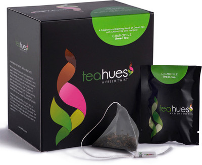 

Teahues 100% Natural Chamomile Green Tea Chamomile Green Tea Bags(16 Bags, Box)