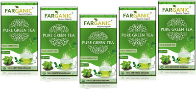 

FARGANIC Buy 100% Certified Organic Tulsi Green Tea 125 Tea Bags Tulsi Green Tea Bags(125 Bags, Box)