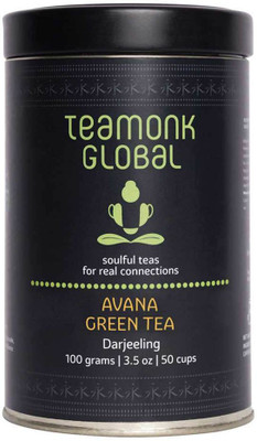

Teamonk Global Darjeeling Organic Green Tea for Weight Loss, 100g (50 Cups)-Pack of 2 | 100% Natural Loose Leaf Tea | Avana Green Tea for Weight Loss | No Additives Unflavoured Green Tea(100 g, Vacuum Pack)