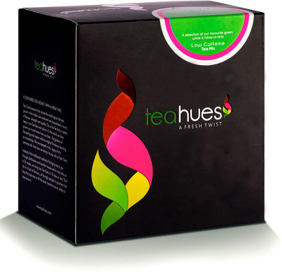 

Teahues 100% Natural Low Caffeine Assorted Tea Blend Bags(16 Bags, Box)
