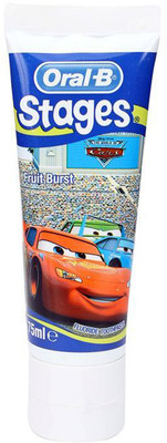 

Oral-B Pro-Expert Stages Toothpaste 75ml - Fruit Burst (Cars) Toothpaste(75 g)