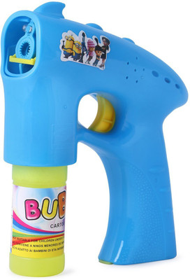 

Anvi ANG Battery Operated Bubble Shooter Gun with Bubble Bottle Inside (BLUE)(Blue, Multicolor)