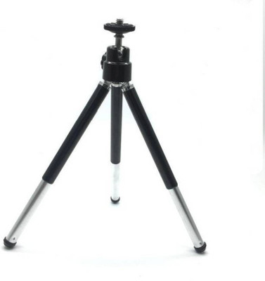 

Shopatrones Mini metal tripod for smartphones and cameras with Bracket Tripod(Black, Supports Up to 1500 g)