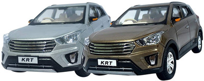 

The Game Begins Combo of Creta SUV Miniature Car Toy (Pack of 2 Car Toys) || Grey and Brown(Red, Brown)