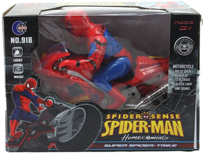 

6ixtech Spiderman Motor Cycle(Red, Blue), Blue;red