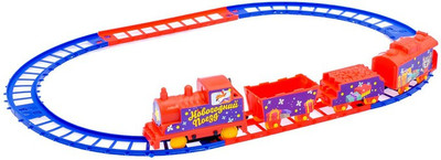 

DD RETAIL Battery Operated Musical Train And Track Set For Kids(Multicolor)