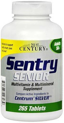 

21st Century Sentry Senior Multivitamin & Mineral Supplement Adults 50+ 265 Tablets(265 No)