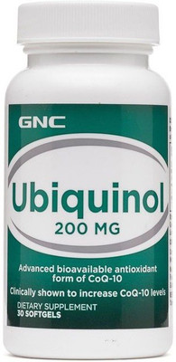 

GNC Ubiquinol 200 mg 30 softgels(30 No)