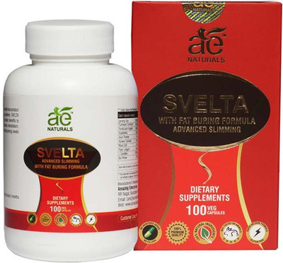 

AE Naturals SVELTA Slming Capsules With Fat Buring Formula 100 Caps(100 No)