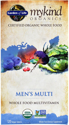 

Garden of Life mykind Organics Men's Multi -- 120 Vegan Tablets(120 No)