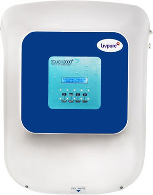 

Livpure Touch 2000 Plus RO Water Purifier 8.5 L RO + UV + UF + TDS Water Purifier(White)