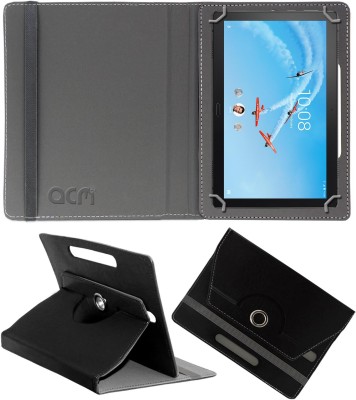 ACM Flip Cover for Lenovo Tab P10(Black, Cases with Holder, Pack of: 1)