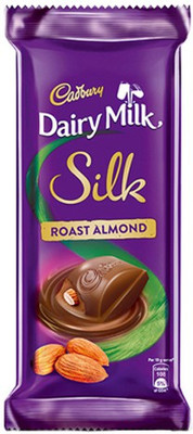 

Cadbury Dairy Milk Silk Roast Almond Chocolate Bars(Pack of 3, 411 g)