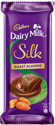 

Cadbury Dairy Milk Silk Roast Almond Chocolate Bars(Pack of 6, 330 g)