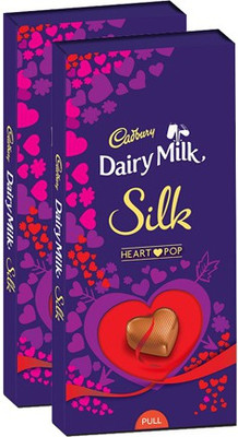 

Cadbury Dairy Milk Silk Special Gift Pack, 250g – Pack of 2 Bars(Pack of 2, 500 g)