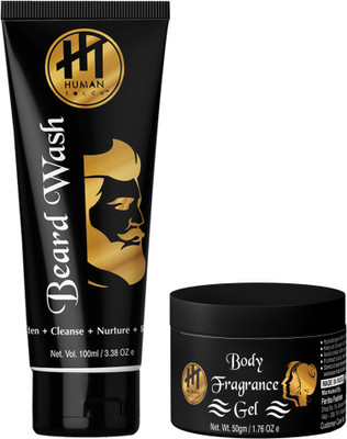 

HUMAN TOUCH Beard Wash & Body Fragrance Gel Pack Of 2(Set of 2)