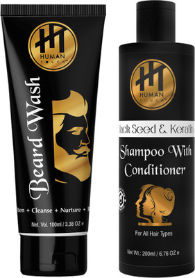 

HUMAN TOUCH Beard Wash & Shampoo With Conditioner Pack Of 2(Set of 2)